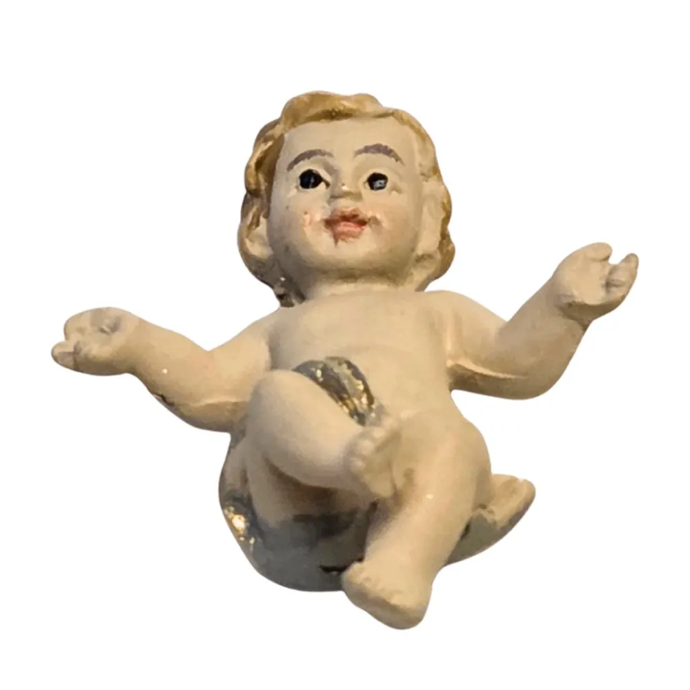 Bambino Gesù in resina per statue da 7-8 cm